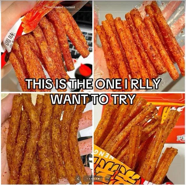 辣条TikTok挑战_中国辣条出口_黑暗料理博主网红,